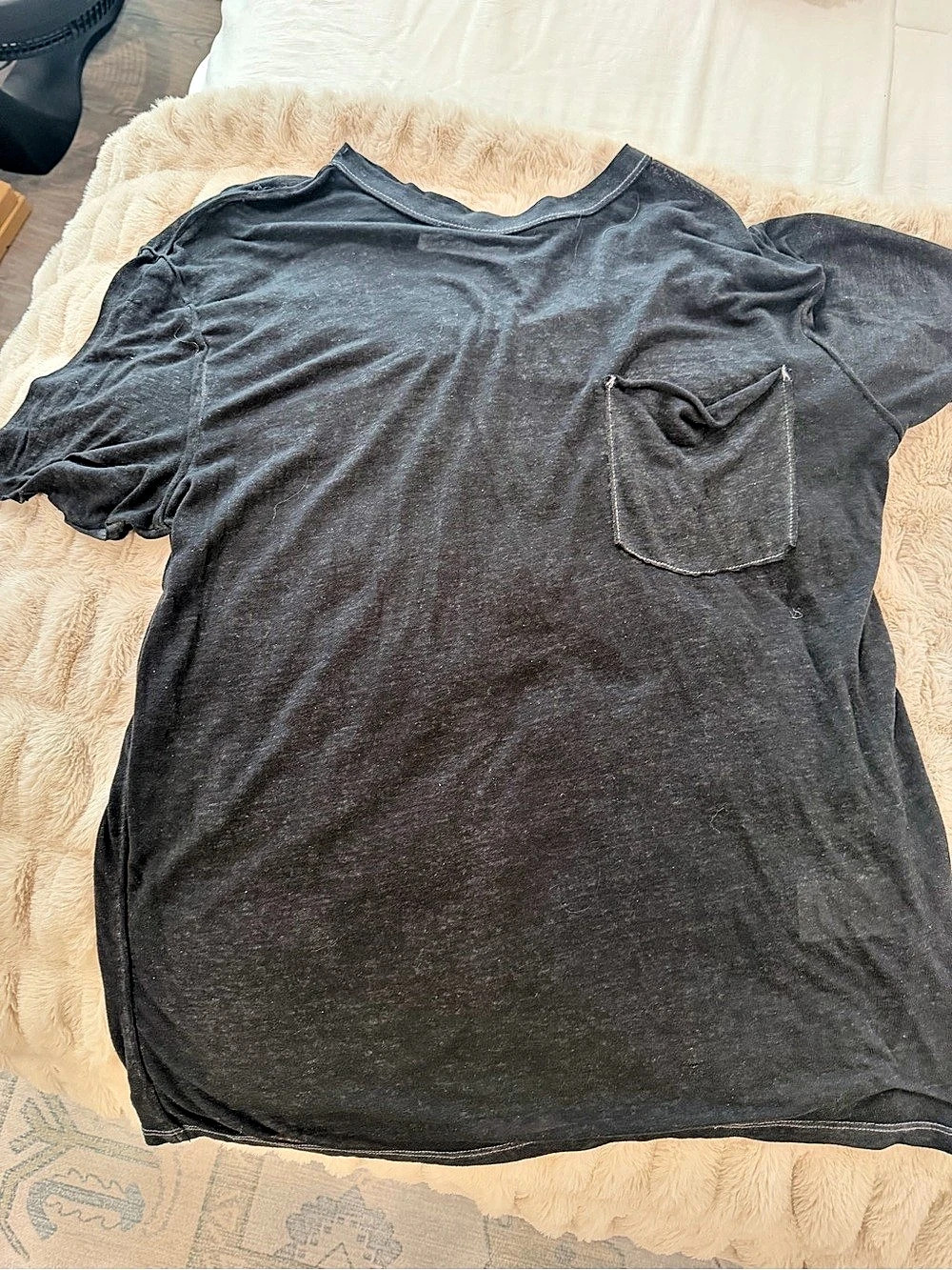 Free people we the free oversized t shirt, size medium